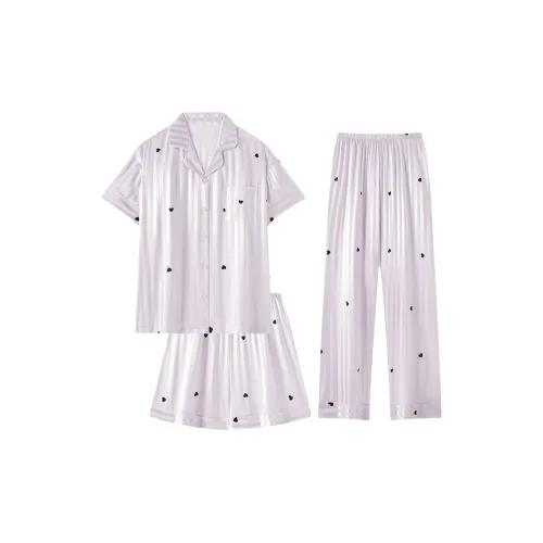 WANANNI Светло-фиолетовый Женские Пижамные Комплекты