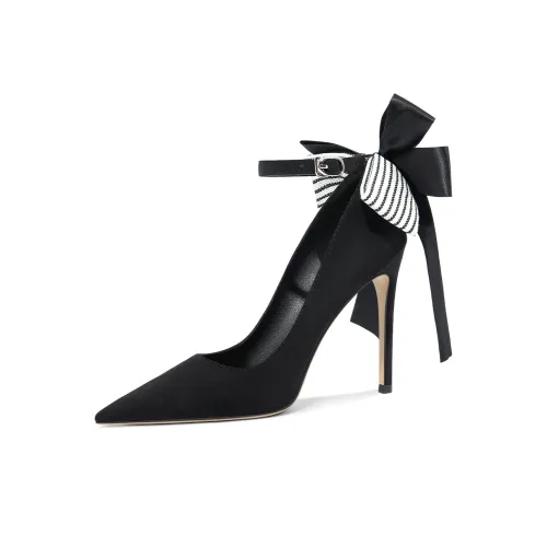 Lily Wei YunQue Узкий каблук Высокие каблуки Женские Черный