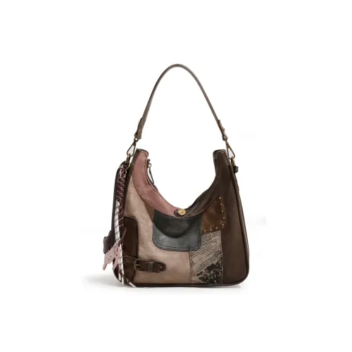 LINLIYOUMAO Сумка из синтетической кожи сумка через плечо среднего размера женская шоколадного цвета