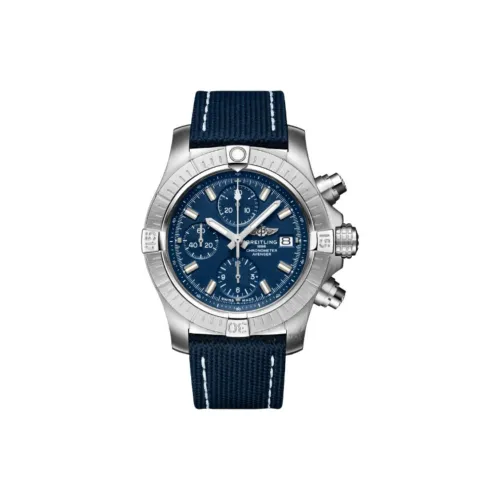 BREITLING Автоматический Механический Часы Мужские Avenger 43 мм Синий