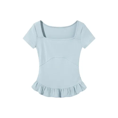 ERIRI Светло-синие Женские футболки