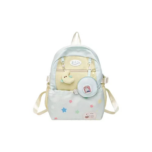 KINMAC Нейлон Рюкзак Женские Мятно-зеленый Желтый Небесно-голубой