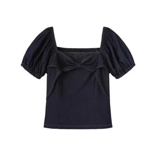 DX.DAXI Буф-рукав Т-рубашка Женская