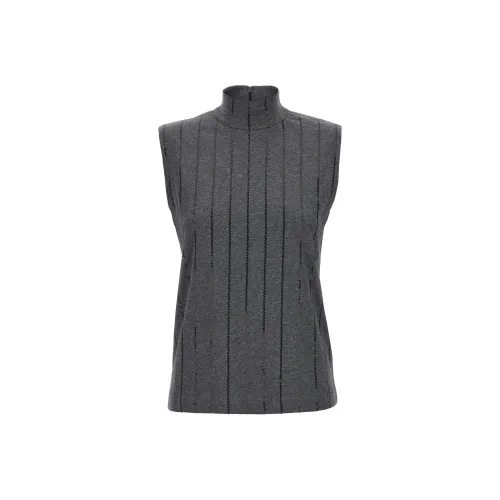 BRUNELLO CUCINELLI Майка Женская Серого цвета