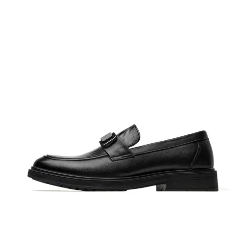 HUITE Мужская повседневная обувь, низкий топ, черный, мужской