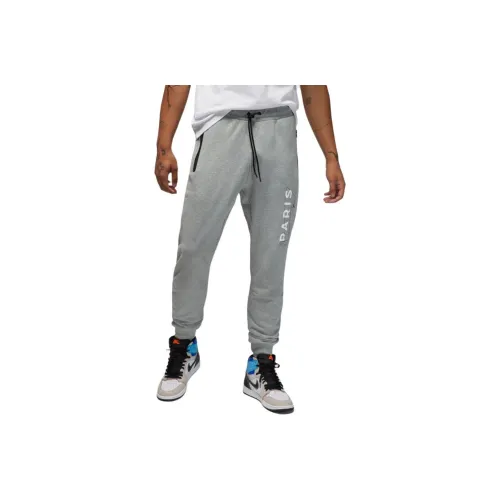 Nike Вязаные тренировочные штаны мужские светло-серые