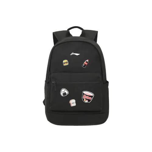 LINING YOUNG Полиэстер Рюкзак Стандартный Детский Черный