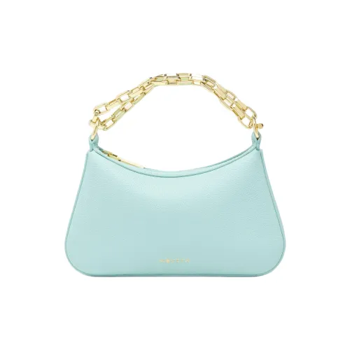 Alexander McQueen T Bar Grained Телячья кожа Одно плечо Сумка Мини Женская Мятно-зеленый