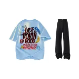 Футболка Arctic Ice Синий + Черные Джинсы