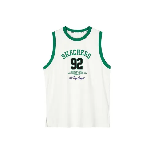 Skechers SS24 Майка Унисекс Зефир Белый