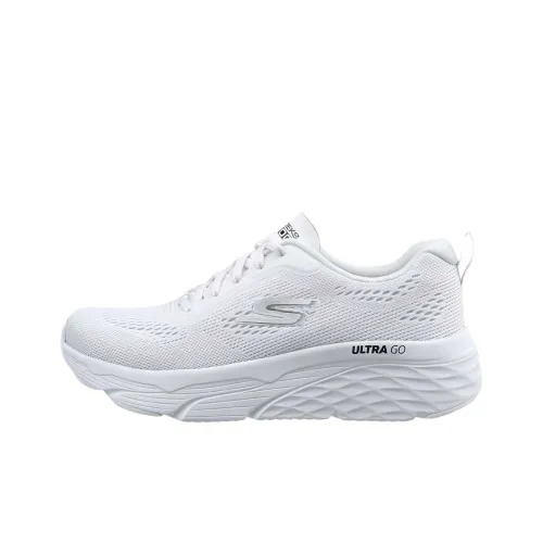 Skechers MAX CUSHIONING ELITE Низкие Беговые Кроссовки Женские Белые