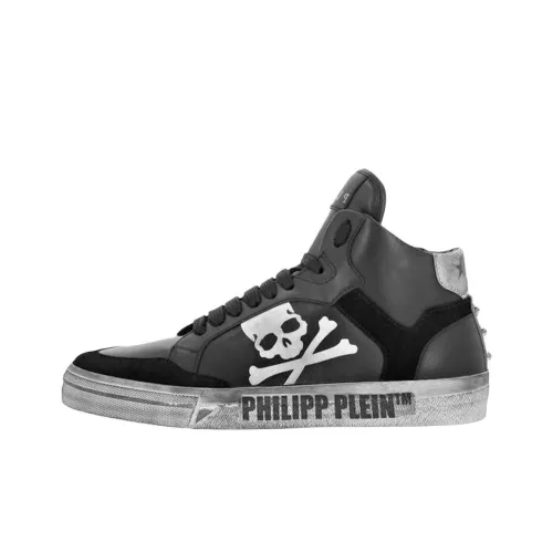 PHILIPP PLEIN Скейтборд Кроссовки Высокие Черные Унисекс