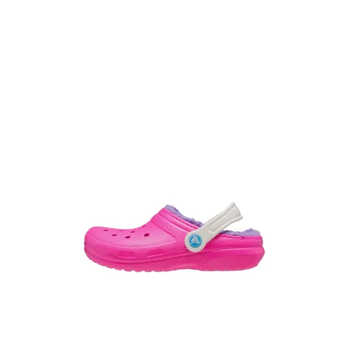 Crocs Classic Lined Аbrasion Resistant Низкий Топ Обувь для малышей Розовый Infant и Toddler