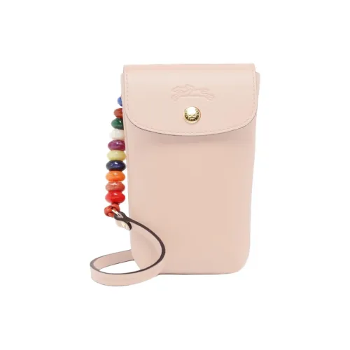 LONGCHAMP Le Pliage Xtra Коровья кожа Сумка на плечо с чехлом для телефона Стандартная Женская Телесного цвета