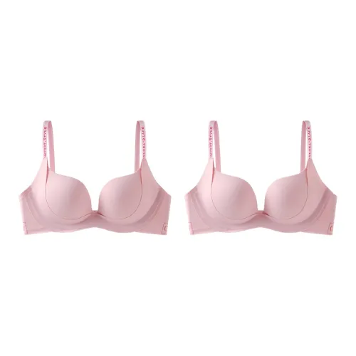 LANZA [2 шт] Дофаминовая одежда Розовый + Дофамин Пудра Женские Бюстгальтеры