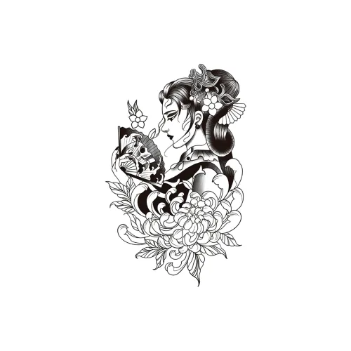 LIEJI Цветочный ARTISAN Травяной Tattoo Наклейка