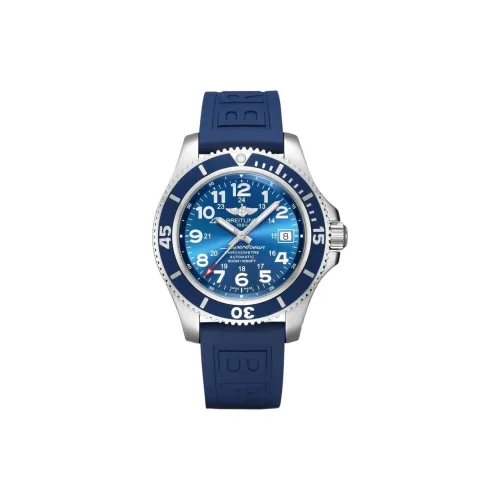 BREITLING Автоматический Механический Часы Мужские Super Ocean Collection 42 мм Синий