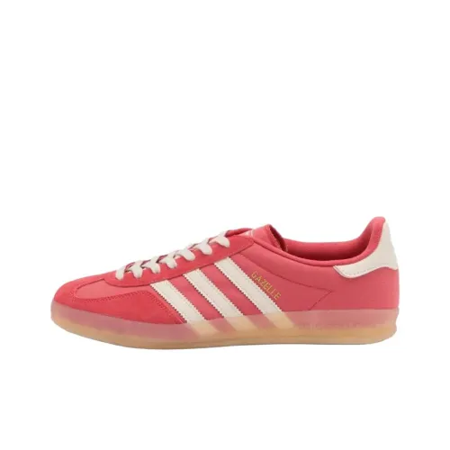 Adidas Originals GAZELLE INDOOR Устойчивые к истиранию Низкие Кроссовки для скейтбординга Унисекс Розовые