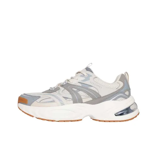 Skechers Лайфстайл Устойчивый к истиранию Низкий Топ Casual Мужской Бежевый