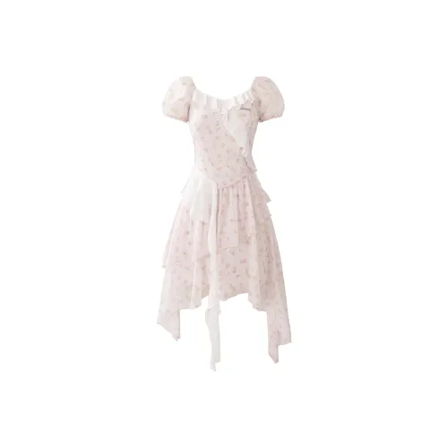 UNIFREE Короткое платье с короткими рукавами женское