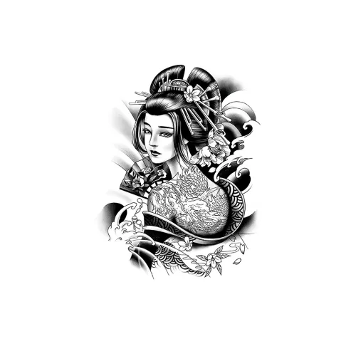 LIEJI Цветочный Art Realm Травяной Tattoo Наклейка