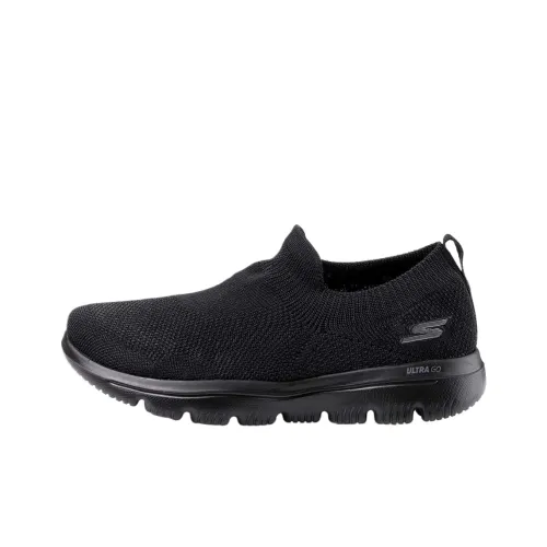 Skechers Go Walk Evolution Ultra Low Топ Повседневная обувь Женская Черная