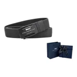 Чёрная пряжка - Тёмно-серый (Тёмно-синий коробка)