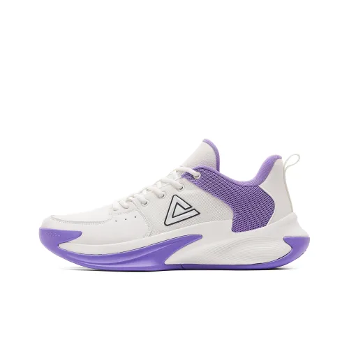 PEAK Баскетбольные кроссовки Low Top Айвори Фиолетовый Мужской