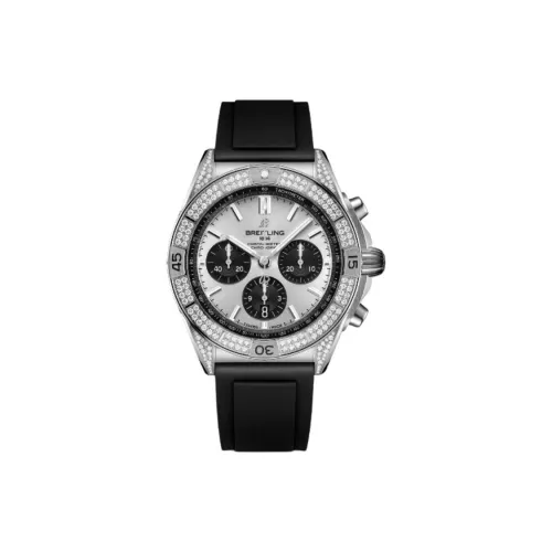 BREITLING Автоматический Механический Часы Мужские Mechanical Chronograph Collection 42 мм Серебряные