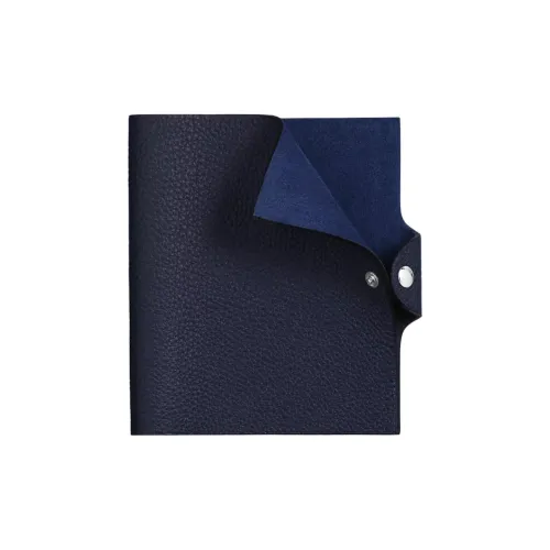 HERMES Ulysse Коровья кожа Togo Защитный чехол Мужской 2Z BLEU NUIT Полночный синий