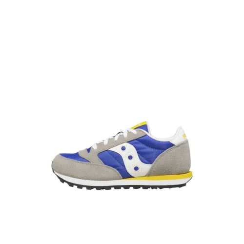 Saucony Jazz Original Детская беговая обувь Низкий топ Серый Синий Kids