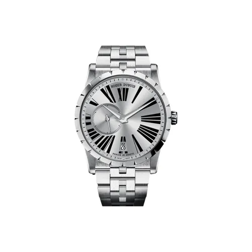 Roger Dubuis Kings Series Автоматический Механический Механизм Мужские Часы Часы 42 мм Серебристый Циферблат