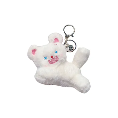 MIC RABBIT Котенок с FLUFFY Мех Куклы Плюшевый Брелок 9 см Высота