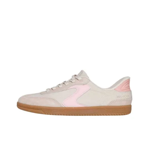 Skechers Hotshot Дышащие Низкие Кроссовки для Скейтбординга Женские Белые Розовые