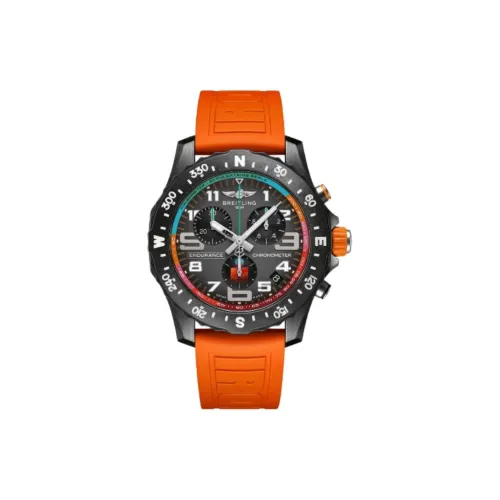 Breitling Professional Collection Кварцевый механизм Унисекс Часы 44 мм Серый циферблат Breitlight® Корпус Часы Резиновый ремешок