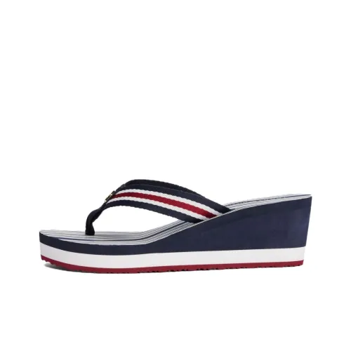 Tommy Hilfiger TH Monogram Шлепанцы Женские Синие