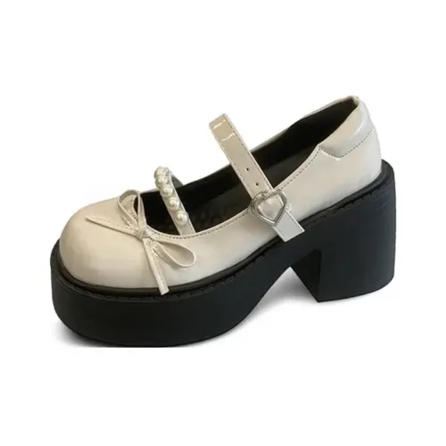 PARK DANCE Туфли Мэри Джейн с грубым каблуком Женские