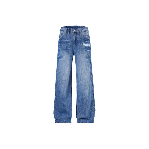 SOIE Бамбук Синий Унисекс Джинсы