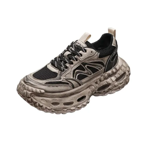 ZUOSAISI Устойчивый к истиранию Дышащий Отводящий влагу Легкий Увеличивающий высоту Низкий Топ Толстая подошва Кроссовки Мужские