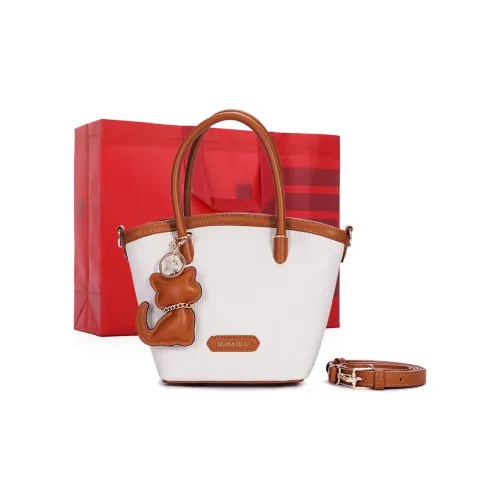 Dubaolu Синтетическая кожа Одно плечо Сумка Средний Женские Экрю и Карамель