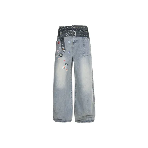 YINLEI Унисекс Джинсы