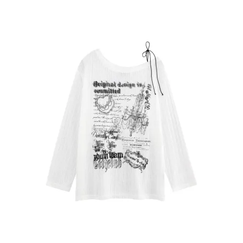 TSKIU Белые Женские Футболки