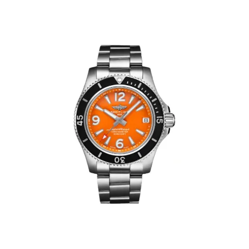 Breitling Автоматический Механический Movement Женские Часы Super Ocean Collection 36 мм Апельсиновые