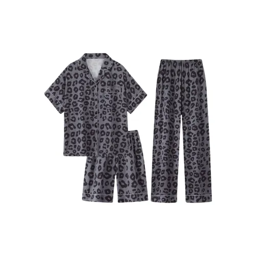 XIAFENYAN Темно-серый Женские Пижамные Комплекты