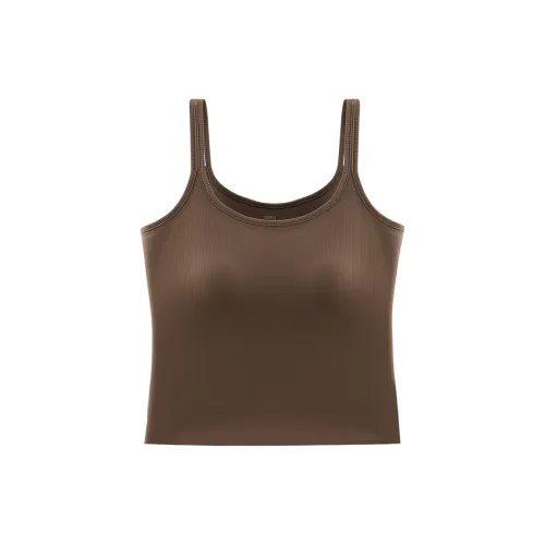 LANZA [1 шт] Темный кофейный Женские майки