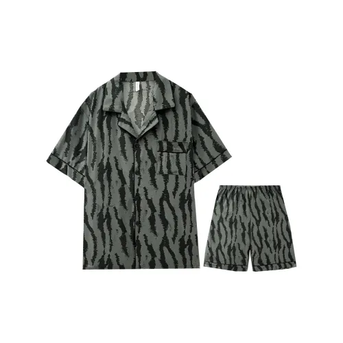 QIAONITONG MYSTIC Тень Узор Мужские Пижамные Комплекты