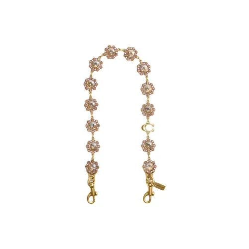 COACH Металл с Кристальной Сумка Ремень Женские Многоцветный