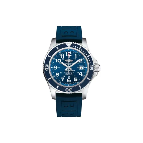 Breitling Super Ocean Collection Автоматический Механический Механизм Мужские Часы Часы 44 мм Синий Циферблат Корпус из Нержавеющей Стали