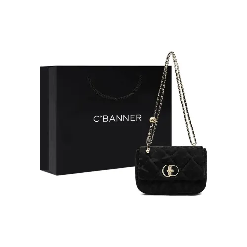 C°BANNER Коровья кожа Сумка через плечо Стандартная Женская Черная