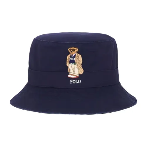 Polo Ralph Lauren Cotton Bucket Hats Унисекс Морской Синий